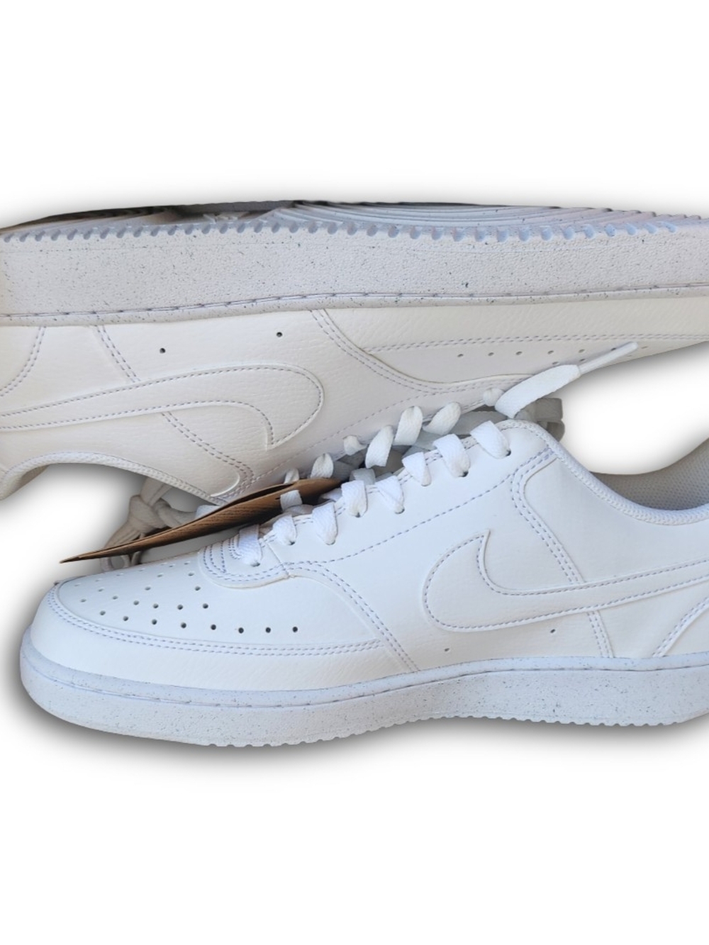 Nike Court Vision Low Next Nature "Triple White" Size 10m